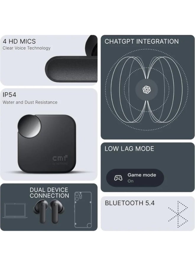 CMF by Nothing Buds – Wireless Earbuds with 42dB Hybrid ANC & Sleek Charging Case - Image 2